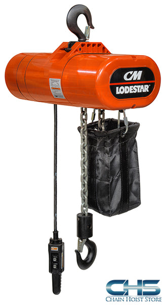 1/4 Ton CM Lodestar Electric Chain Hoist - 32fpm